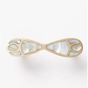 NEW Anthropologie Pearlescent Serpentine Handle, Mother of Pearl, Set of 2